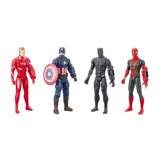 Marvel Avengers - Lot de 4 figurines Titan Heroes