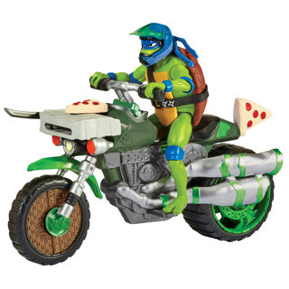 Véhicule de film des tortues ninja Hoppe avec figurines assorties