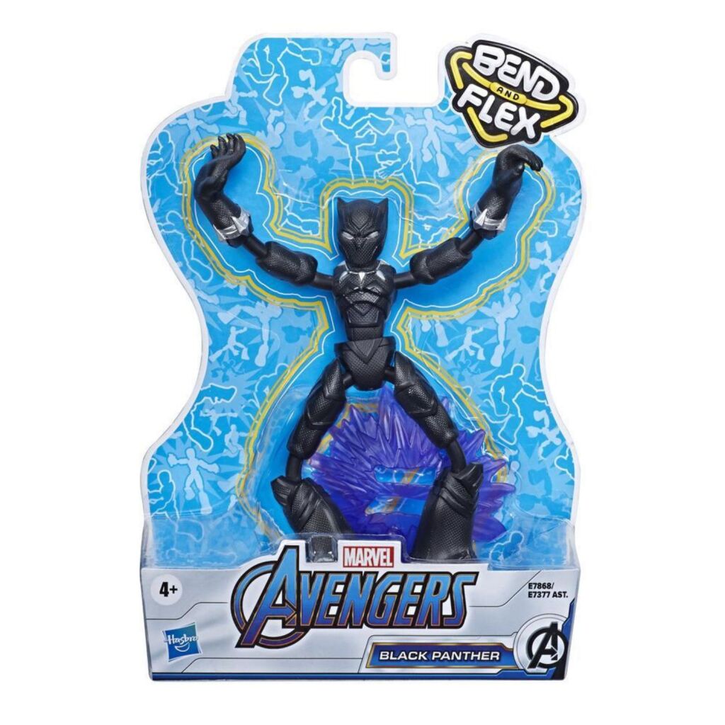 Marvel Avengers plie et fléchit la panthère noire