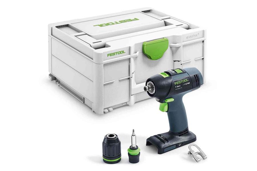 Perceuse-visseuse sans fil Festool t 18+3 li basic | sans piles ni chargeur - 576448