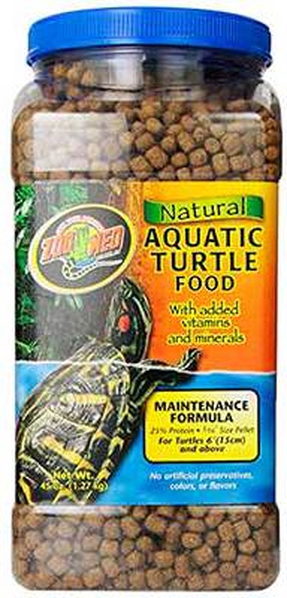 Zoo zoomé avec entretien alimentaire pour tortues aquatiques - 1,3 kg