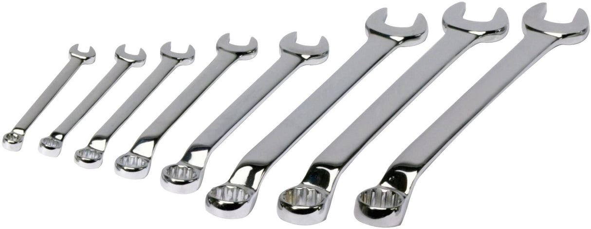 Bikeservice jeu de clés à anneau bouche à anneau bst 8 pcs recadrée longue