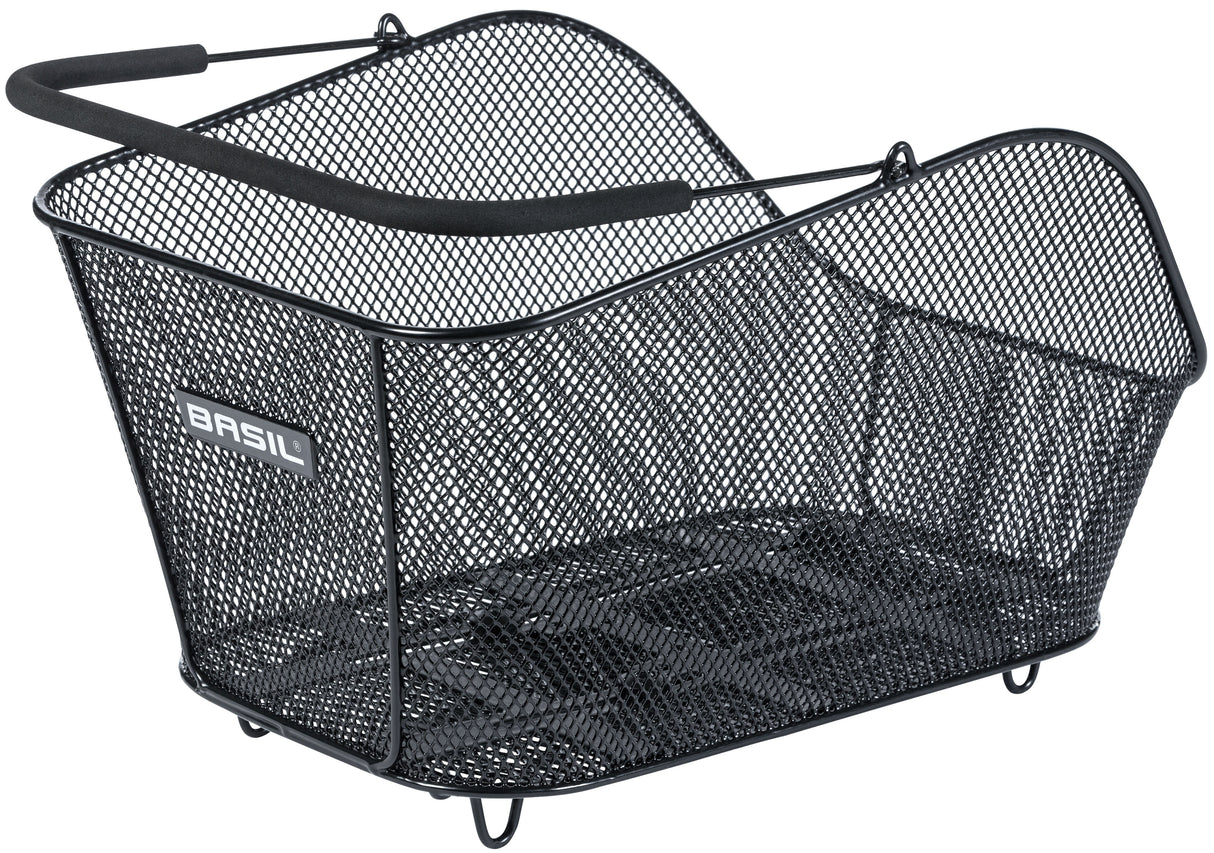 Icône de basilic M Mik - Panier à vélo à l'arrière noir