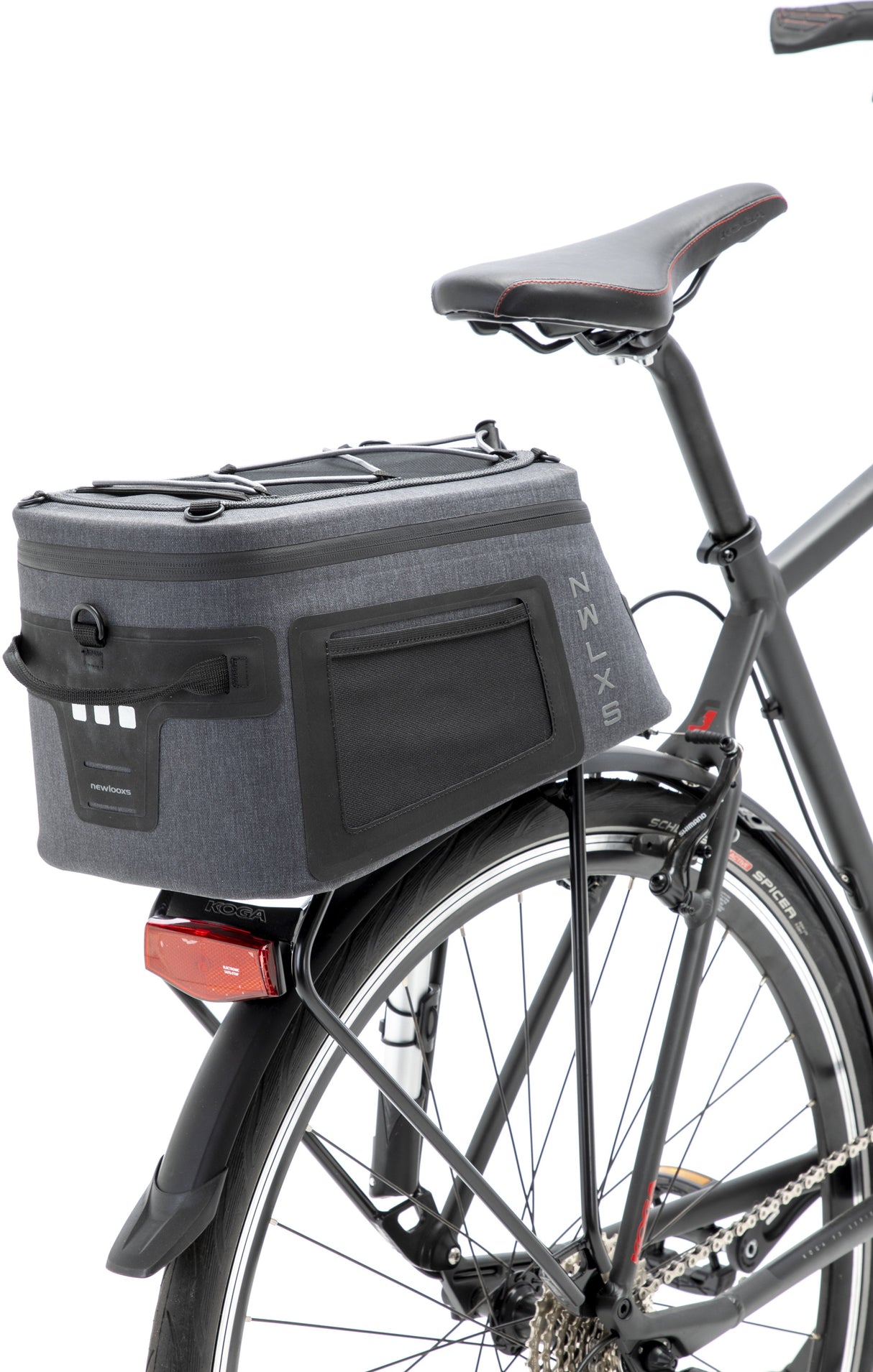 Newlooxs New Varo Trunkbag imperméable Sac à épuisé, 15L, rack, gris