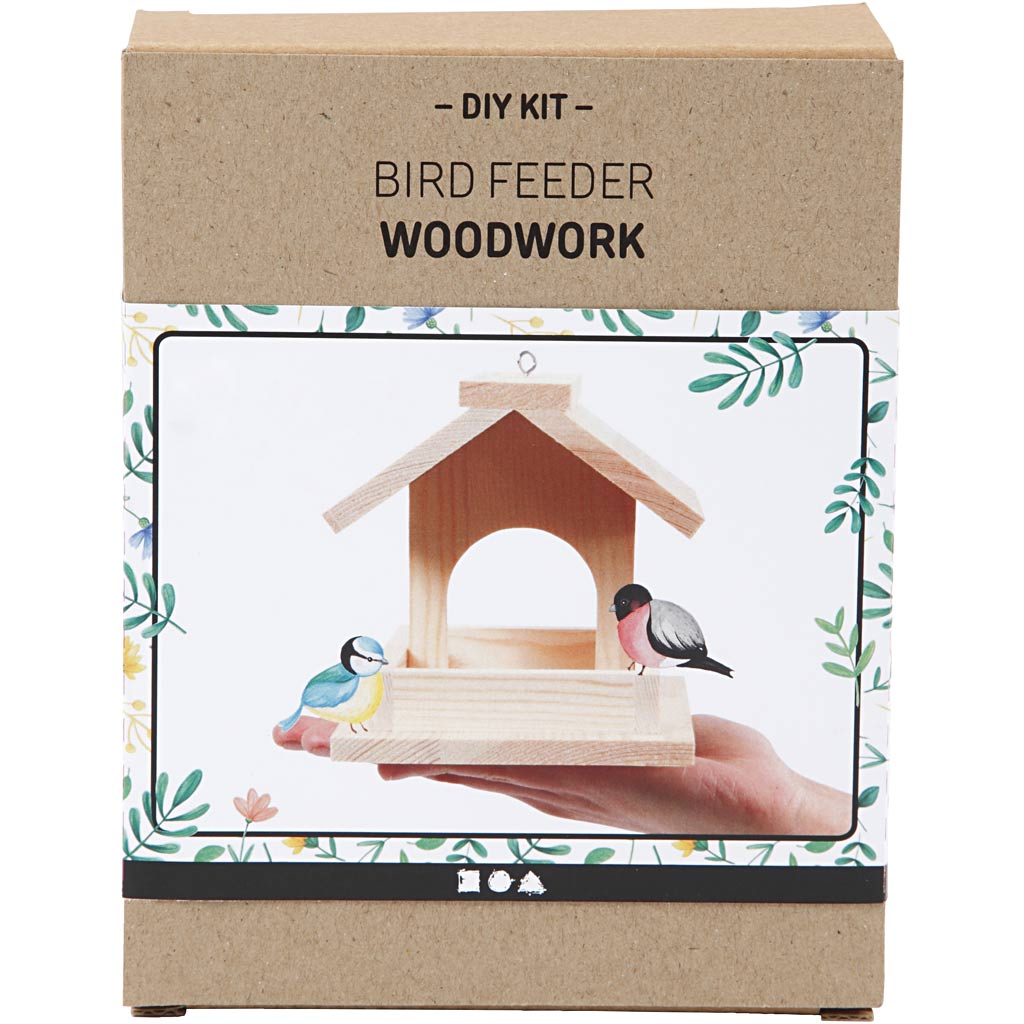 Entreprise créative https: www.ccobby.nl mangeoire à oiseaux house-h-12-5-cm-d-14-5-cm-w-11-5-cm-1-piece