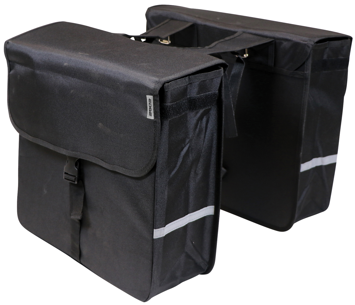 Edge Sacoche de vélo double Luxury Shopper 40 litres 38 x 40 x 14cm (2x) noir