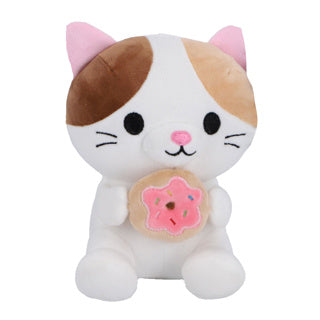 Pluchiez peluche animal avec nourriture 19 cm assorties | 4 pièces