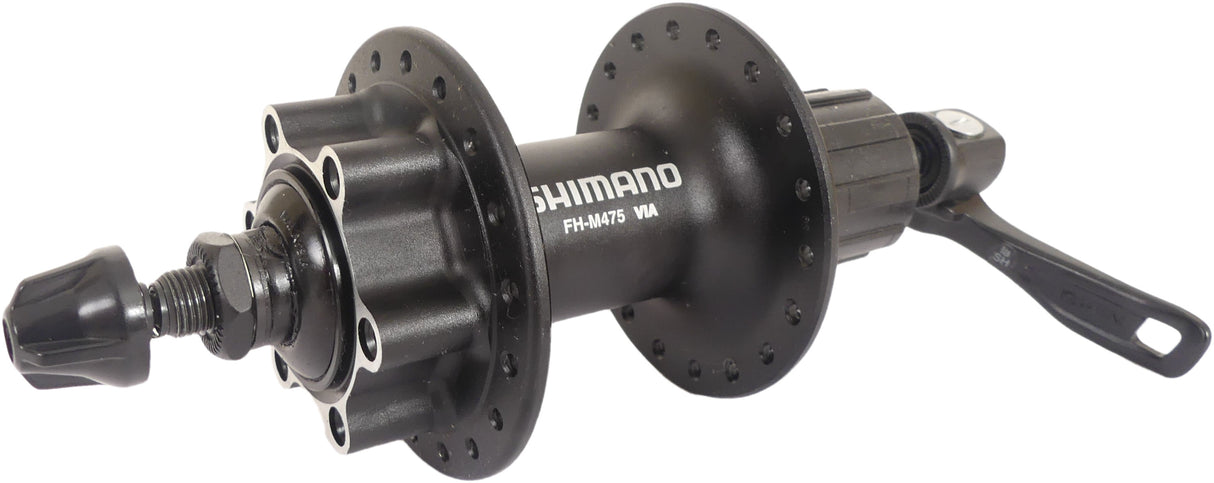 Shimano After Hub 8 9 10 Speed FH-M475 36 trous 6 boulons avec disque de frein à fixer noir