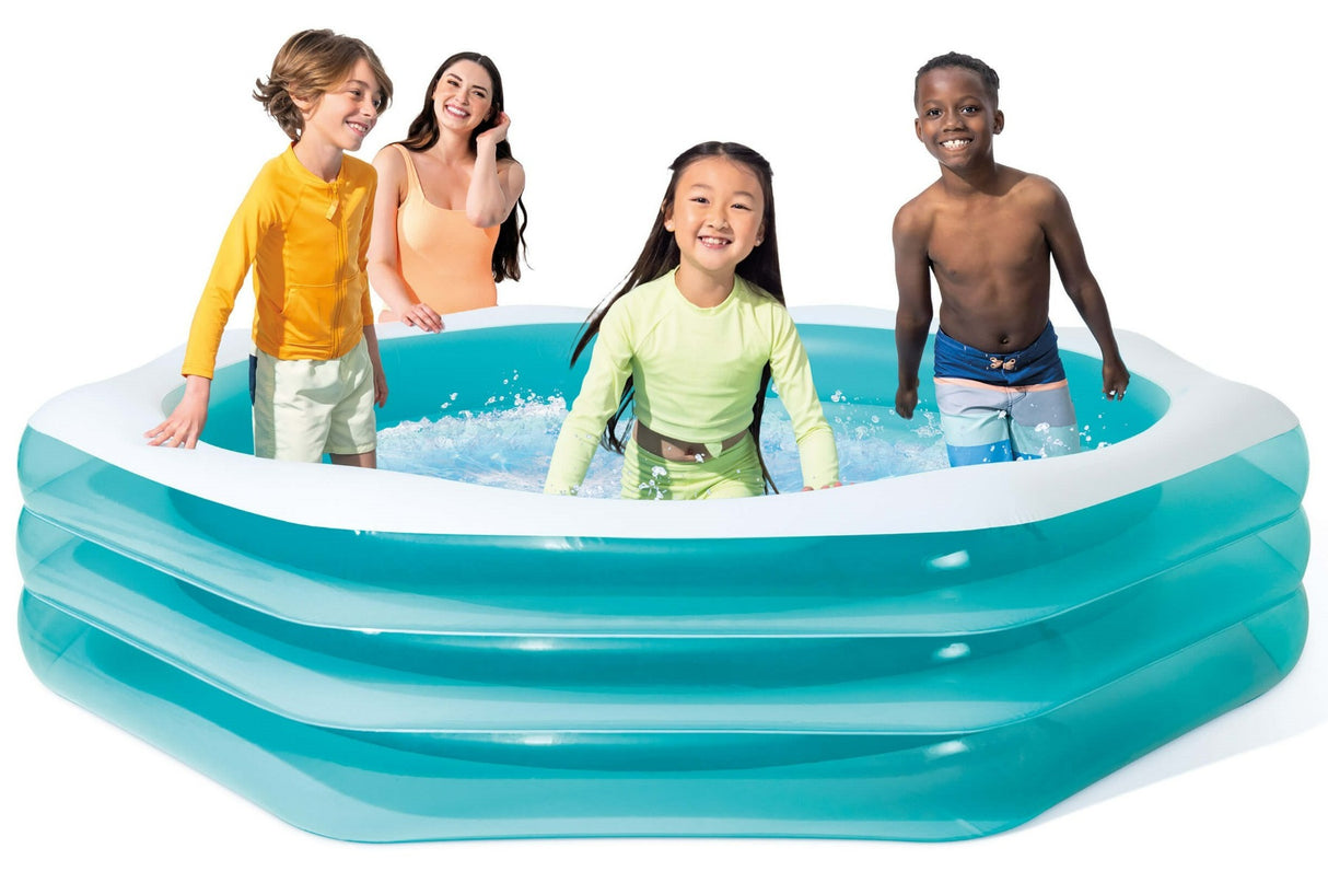 Intex Piscine gonflable octogone - piscine familiale
