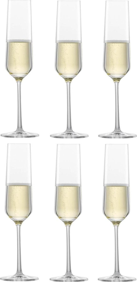 Flûte à champagne belfesta en verre Zwiesel avec MP 7 - 0,215 l - lot de 6