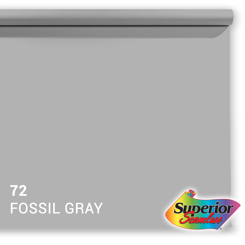 Papier de fond supérieur 72 Gris fossile 1,35 x 11m