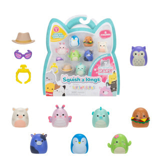 Squishalongs paquet de 8 assortis