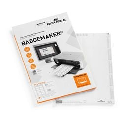 Cartes à insérer en vrac durables 1455.020 90x54mm