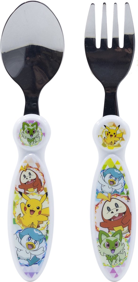 Stor s.l. pokemon bestekset lepel vork