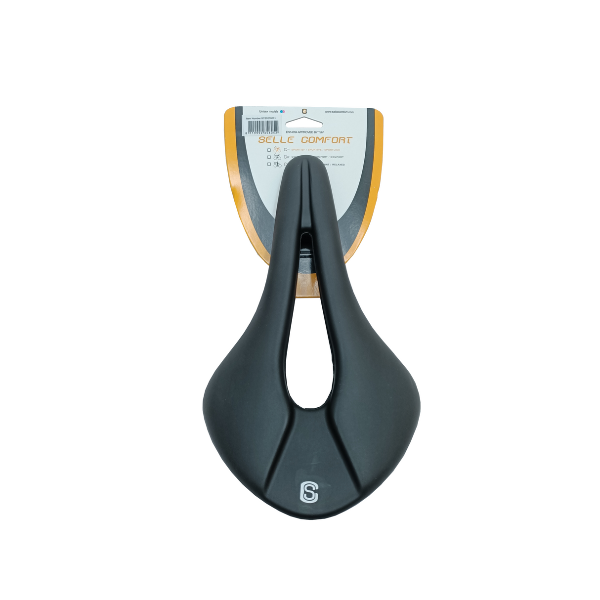 Soulle Comfort Saddle Race. Longueur 26,5 cm Largeur14,5 cm sans écharpe