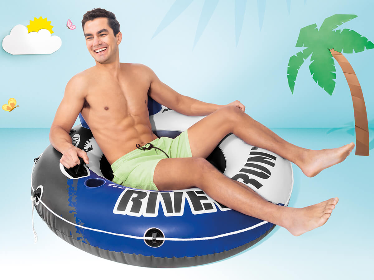Intex River Run WaterLounge Blue
