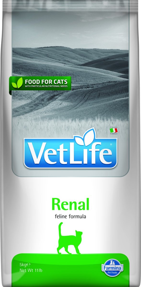 Farmina vetlife rénal - nourriture pour chat - 5 kg