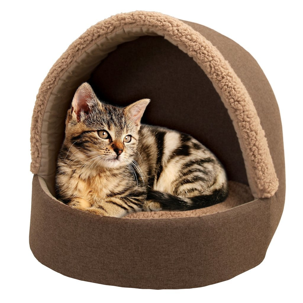 Sun garden filou lit luxe pour chien et chat 42x45x41cm gris