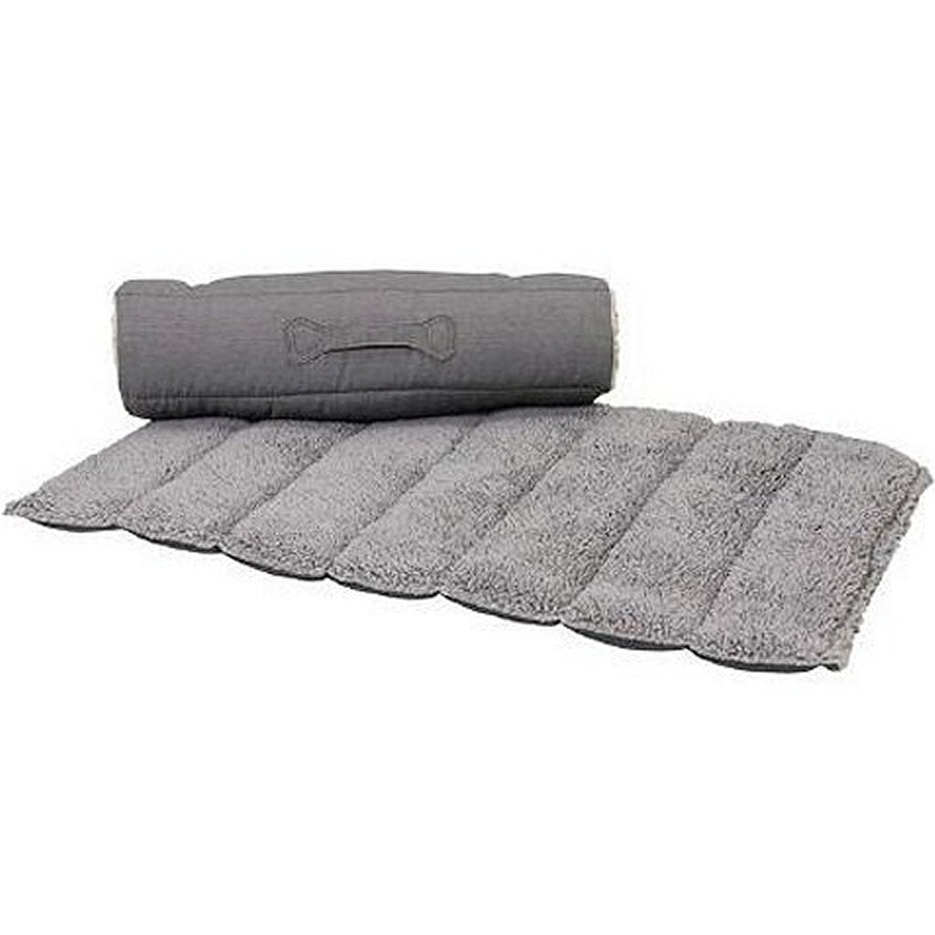 Sun garden tapis pour chien enroulable oskar 120x80x4 cm gris