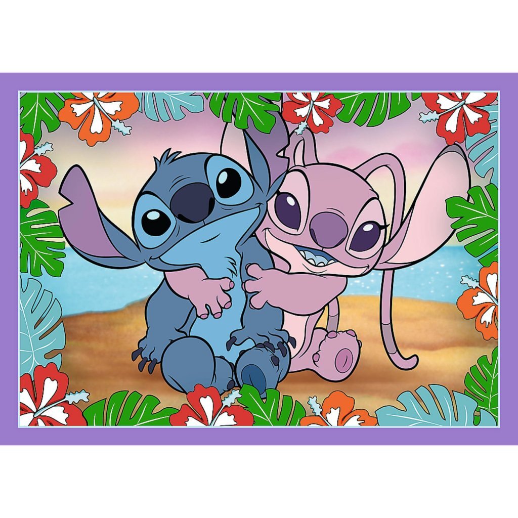 Trefl Disney Stitch Puzzle 4en1 35-70 pièces