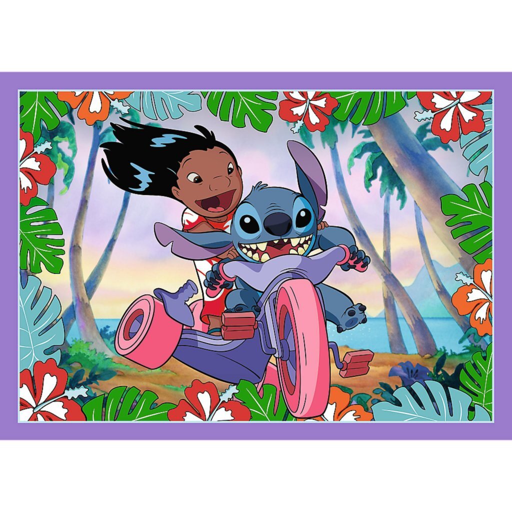 Trefl Disney Stitch Puzzle 4en1 35-70 pièces