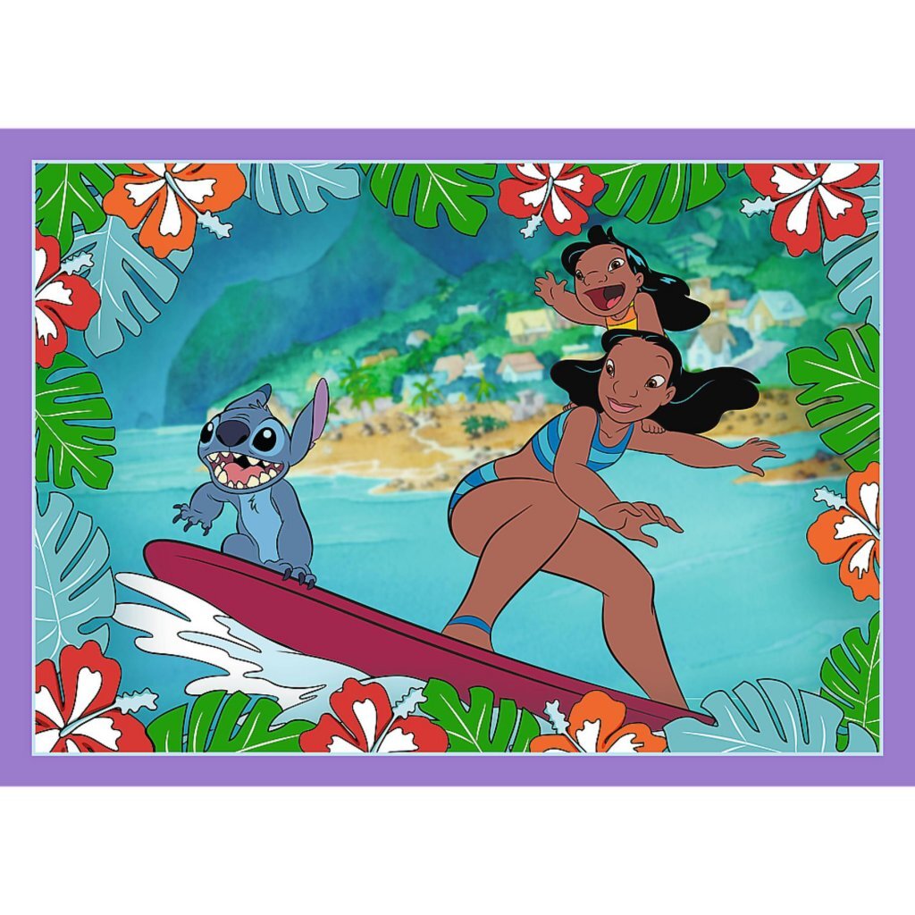 Trefl Disney Stitch Puzzle 4en1 35-70 pièces