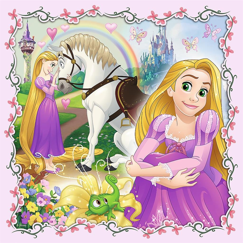Trefl trefl puzzle 3en1 princesse 20-50 pièces