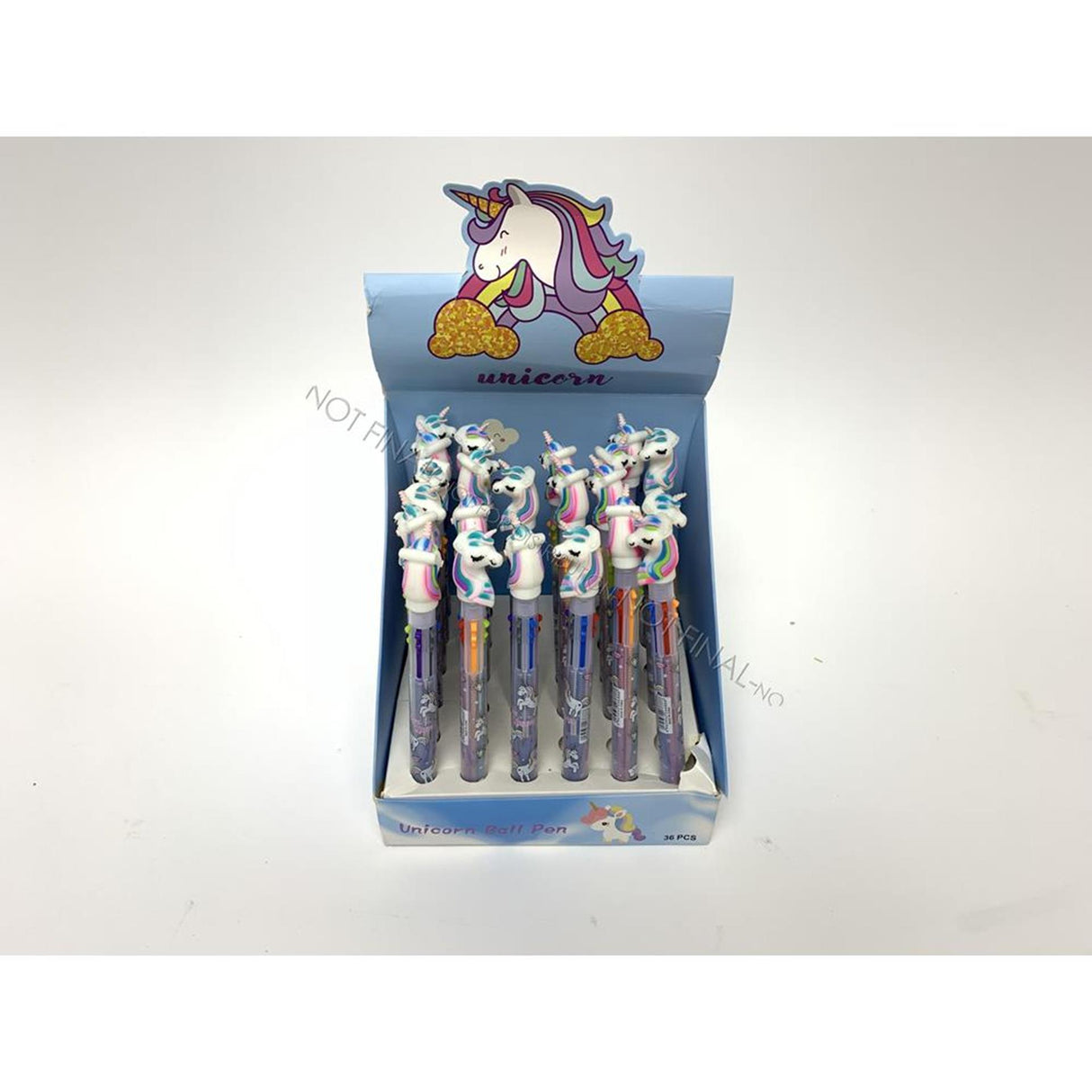 Stylo licorne multicolore