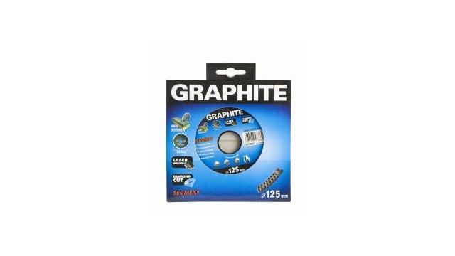 Disque diamant graphite 125x22x8,0x2,4mm, segment type x, laser, matériaux durs mpa en13236