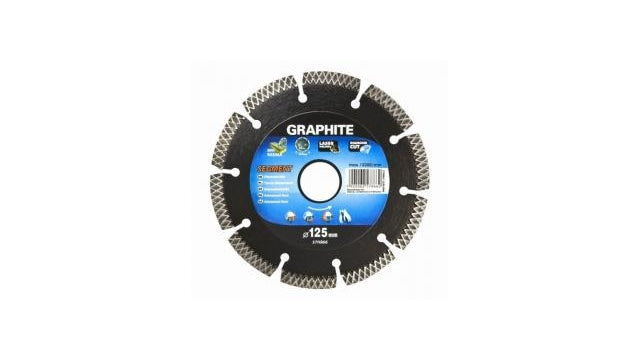 Disque diamant graphite 57h868 230x22x8,0x2,5mm, segment type x, laser, matériaux durs mpa en13236