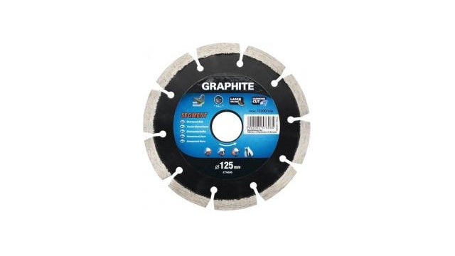 Disque diamant graphite 57h869 200x22x8,0x2,4mm, segment, laser, mpa en13236