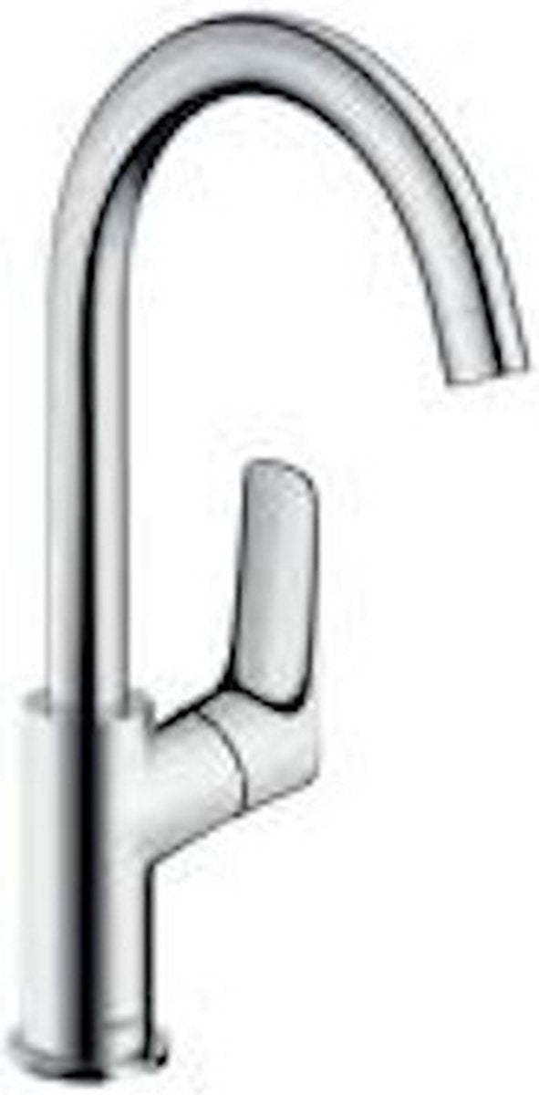 Hansgrohe Logis - mitigeur de lavabo - commande monocommande - sans vidage - 210 mm - bec pivotant - chrome
