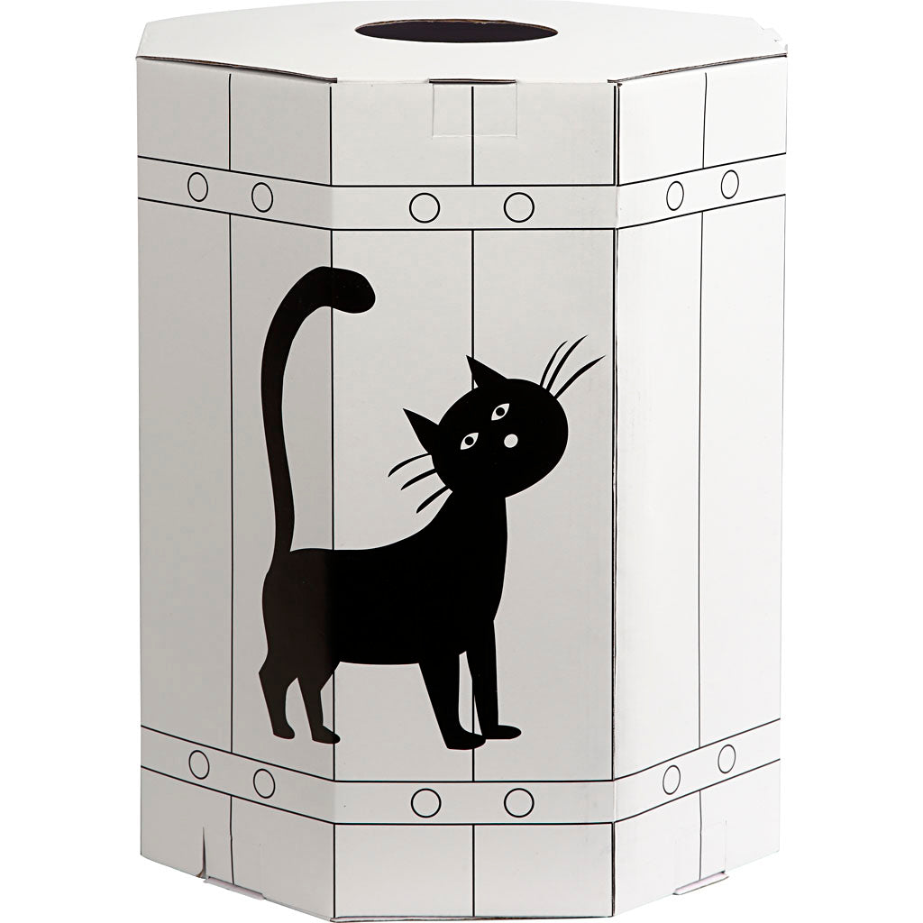 Fût de l'entreprise Creativ, h : 39 cm, noir, 1 pièce