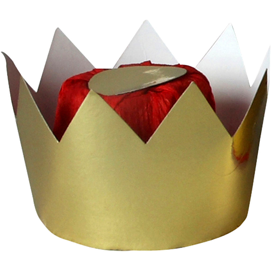 Couronne de reine Creativ company, h: 7 cm, d 9 cm, or, 1 pièce