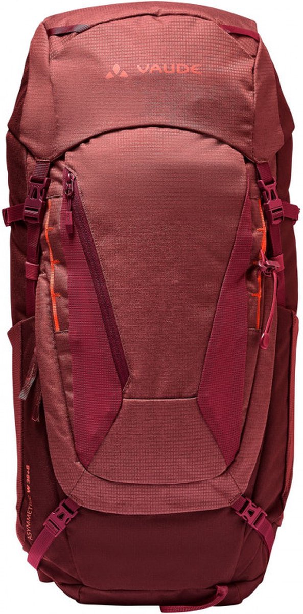 Vaude sac à dos de trekking sac à dos de marche femme asymétrique 38 + 8 cerise foncée rouge foncé