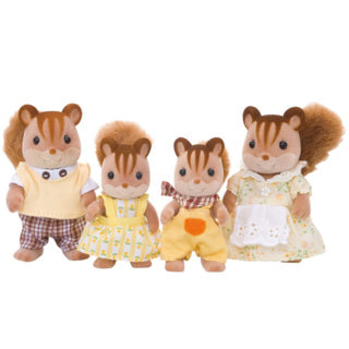 Époque familles sylvaniennes 4172 famille d'écureuils en noyer