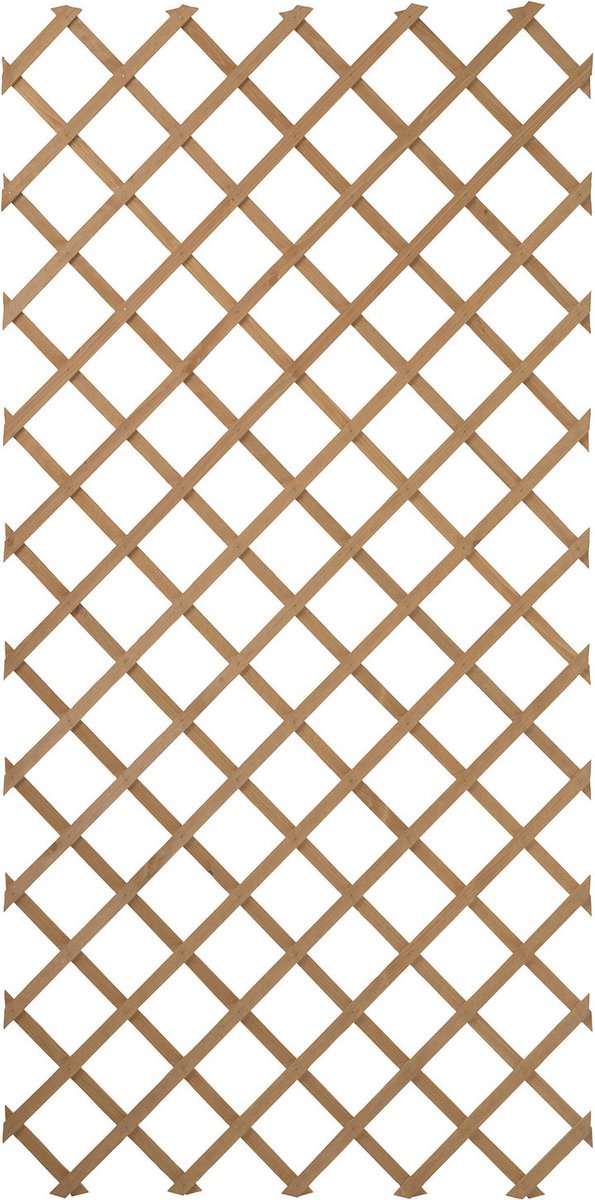 Nature latwerk pour jardin 100x200 cm Bois naturel 6041703