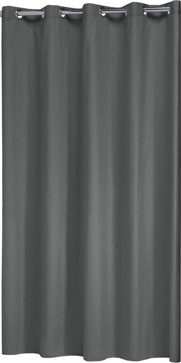 Rideau de douche sceaux coloris 180x200 cm gris