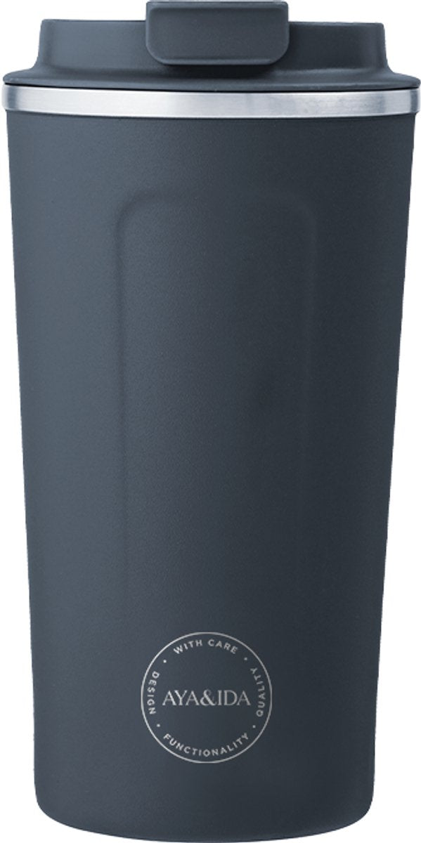 Aya ida aya ida - cup2go - tasse à café - café à emporter - tasse de voyage - à emporter - 500ml - marine nouveau !