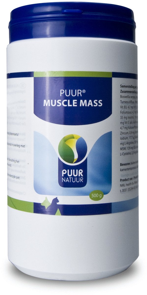Masse musculaire naturelle pure - supplément - 500 g