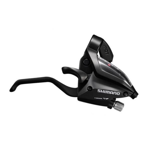 Manette de vitesse Shimano (droite) avec levier de frein 7 vitesses st-ef500 - 2 doigts - noir