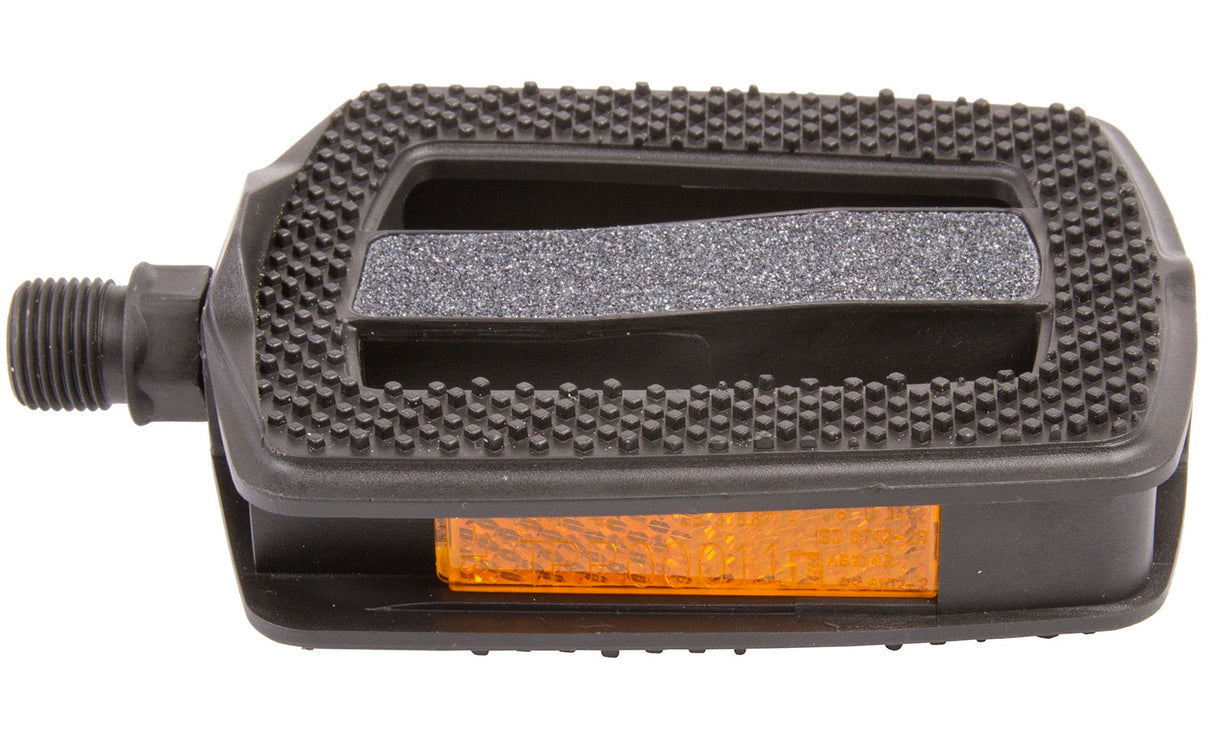 Jeu de pédales de plage stables M-wave antidérapant 9 16 noir oem