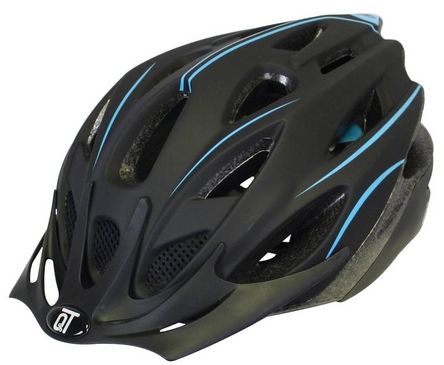 Fuse de casque de technologie du cycle QT Matt Black Bluew L 54-58 CM 2810417