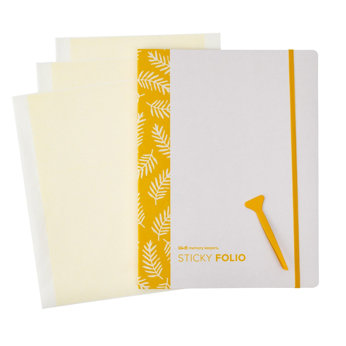 We r makers • folio collant jaune 5pcs