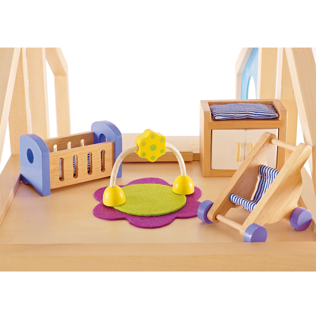 Chambre de bébé de la maison de poupée Hape