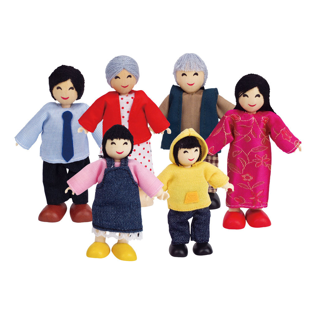 HAPE Dollhouse Asian Family
