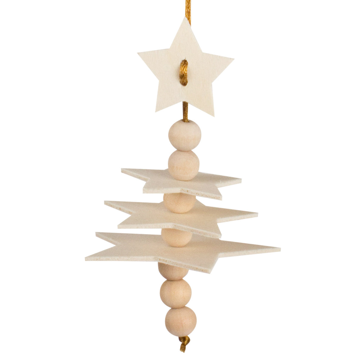 Colorez votre propre ensemble de cintres de Noël Étoile