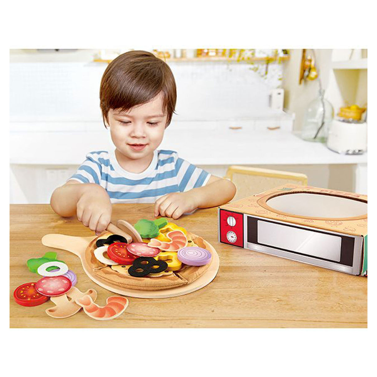 Hape ensemble de jeu de pizza parfait