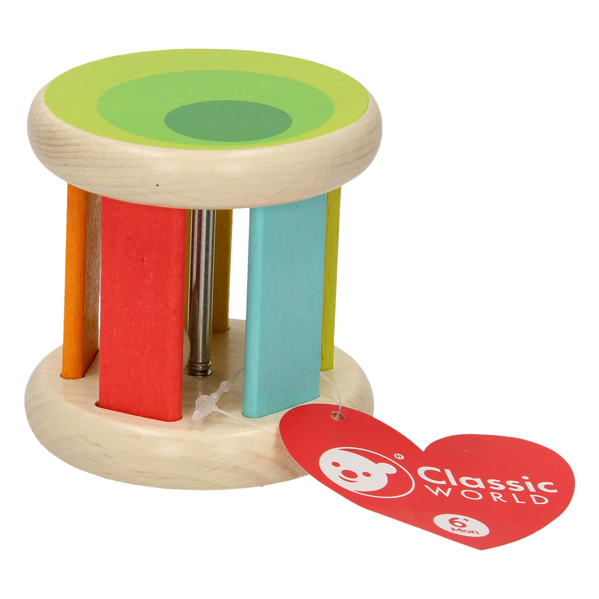 Classic du monde du monde en bois Round