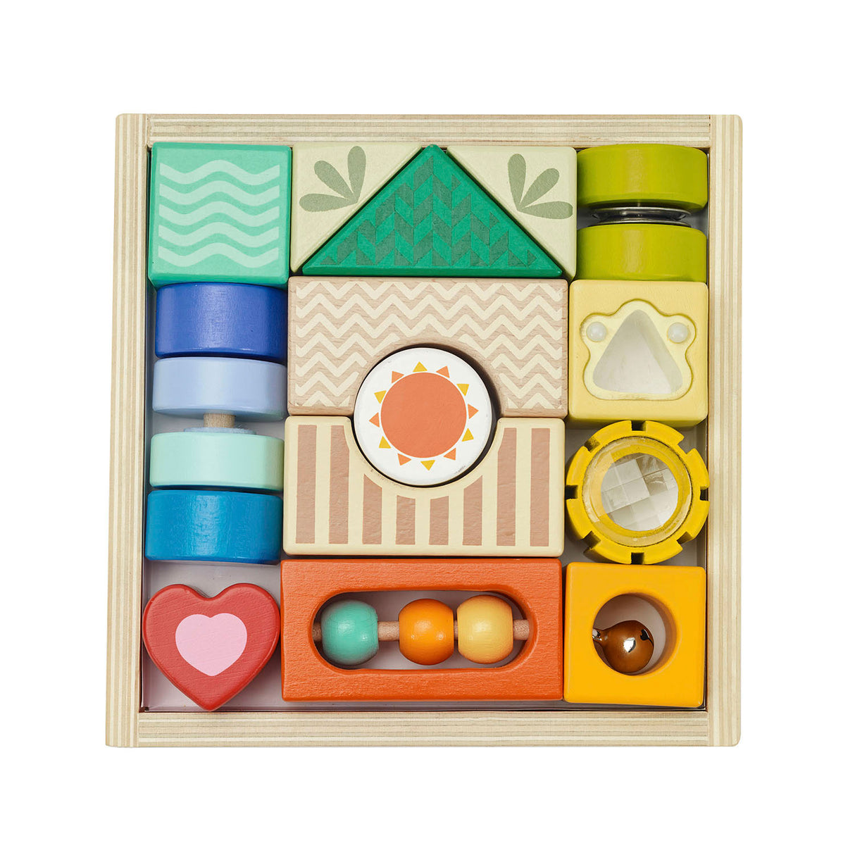Blocs sensoriels en bois Classic World World